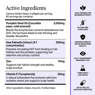Cartova Pumpkin Seed Hair Growth Oil