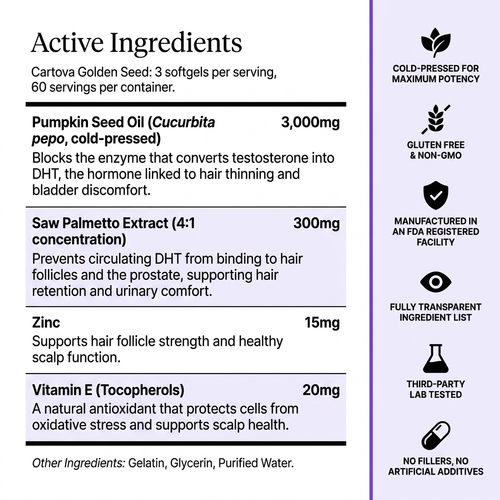 Cartova Pumpkin Seed Hair Growth Oil